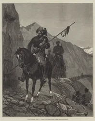 The Afghan War, a Party of the Guide Corps reconnoitring